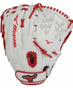 Hot Sale 🔥 Mizuno MVP Prime SE 12.5 Inch 🥎 Softball Glove 🎉 -Red S titchesShop 312643 2