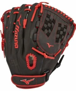 Hot Sale 🔥 Mizuno MVP Prime SE 12.5 Inch 🥎 Softball Glove 🎉 -Red S titchesShop 312643 3