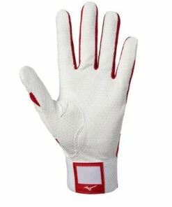 Discount ✔️ Mizuno MVP Youth Batting Gloves 🔥 -Red S titchesShop 330410 3