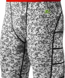 Cheap 👍 Mizuno Digi-Camo Sliding Shorts - Youth 💯