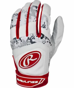 Buy 😉 Rawlings 5150 Adult Batting Gloves 🤩 -Red S titchesShop 5150BG 3