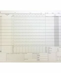 Budget 😉 ABF 9 Line Score Book 🎉