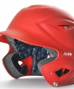 Discount 🛒 All Stat Matte Batting Helmet - All Star Sporting Goods ✨ -Red S titchesShop BH3000M 1