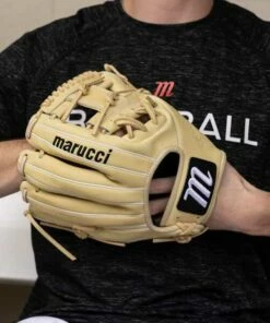 Promo ❤️ Marucci Ascension 11.5 Inch Elite Youth Glove 👍 -Red S titchesShop MFGASM43A2 CM RH 4