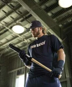 Buy 🌟 Marucci Bringer of Rain Pro Model Wood Bat 🥰 -Red S titchesShop MVE2BOR N 2