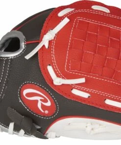 Best Sale 🌟 Rawlings Player Series 10 Inch Youth Glove 🥰 -Red S titchesShop PL10DSSW 2