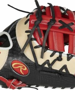 Hot Sale 🎁 Rawlings Heart of the Hide Colorsync 4.0 First Base Mitt LHT 😀 -Red S titchesShop PRODCTSCC RH 2