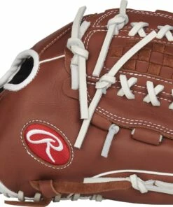 Best Sale ✨ Rawlings R9 12.5 Inch 🥎 Softball Glove 🔔 -Red S titchesShop R9SB125 18DB 2