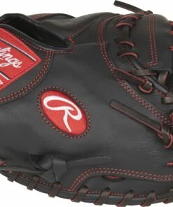 New 🎉 Rawlings R9 32 Inch Youth Pro Taper Catchers Mitt 🤩 -Red S titchesShop R9YPTCM32B 2