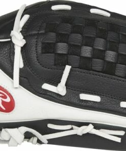 Cheap 👍 Rawlings Shut Out 13 Inch 🥎 Softball Glove 🌟 -Red S titchesShop RSO130BW 2