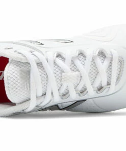 Best Sale ⭐ New Balance Fuse2 TPU Moulded 👩 Womens Cleats White with Silver 🎁 -Red S titchesShop SPFUSEW2 2