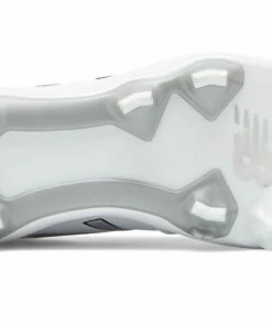 Best Sale ⭐ New Balance Fuse2 TPU Moulded 👩 Womens Cleats White with Silver 🎁 -Red S titchesShop SPFUSEW2 3