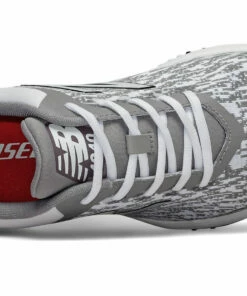 Deals 🌟 New Balance T4040V5 Turf Trainer Grey 🔔 -Red S titchesShop T4040TG5 2