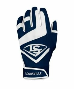 Budget 🔔 Louisville Genuine Adult Batting Gloves - Louisville Slugger 😀 -Red S titchesShop WTL6104 3