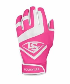 Budget 🔔 Louisville Genuine Adult Batting Gloves - Louisville Slugger 😀 -Red S titchesShop WTL6104 4