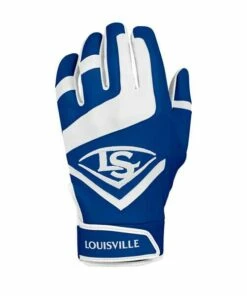Budget 🔔 Louisville Genuine Adult Batting Gloves - Louisville Slugger 😀 -Red S titchesShop WTL6104 6